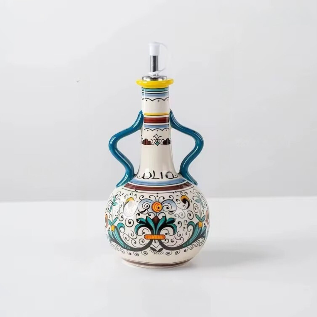 Artisan Ceramic Olive Oil Cruet