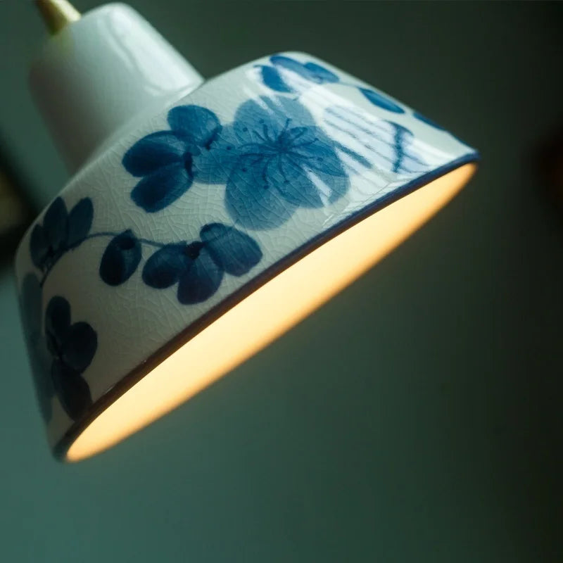 Kyoto Blue Ceramic Pendant