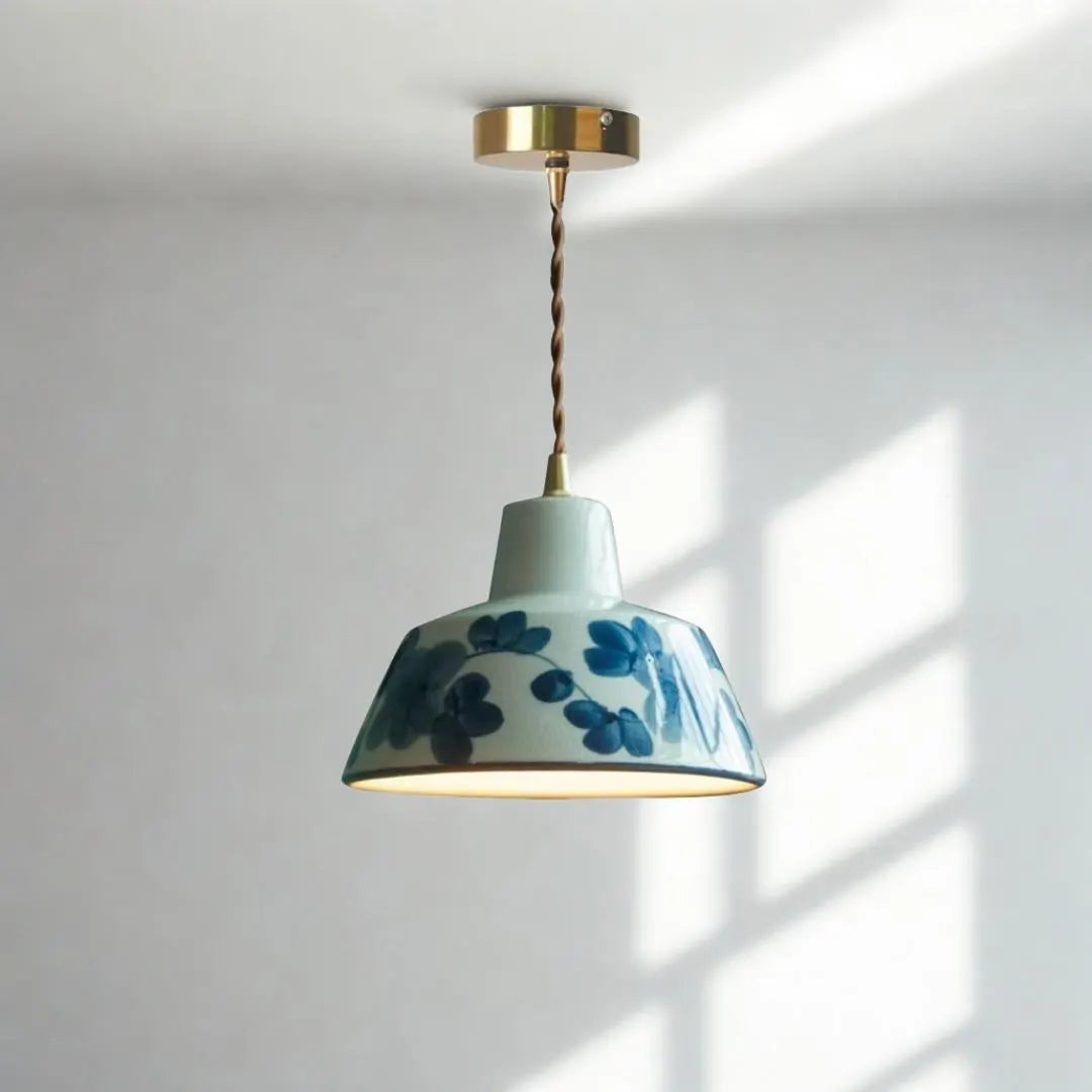 Kyoto Blue Ceramic Pendant