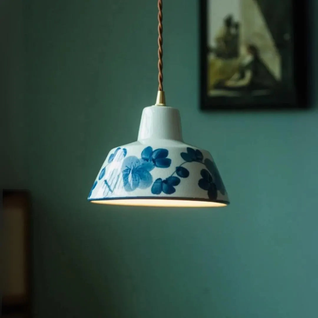 Kyoto Blue Ceramic Pendant