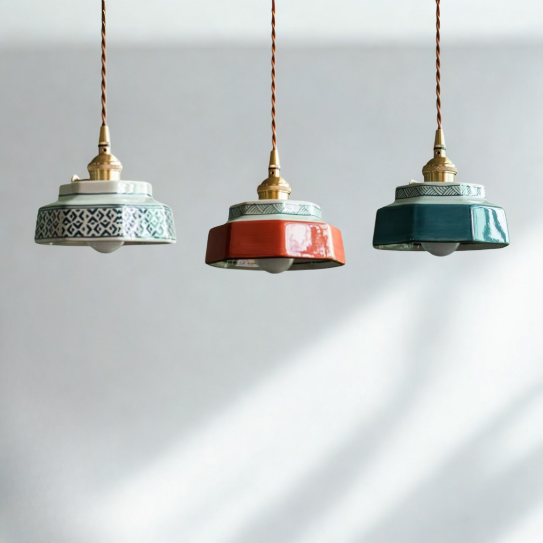 Octagon Retro Palette Pendant Collection