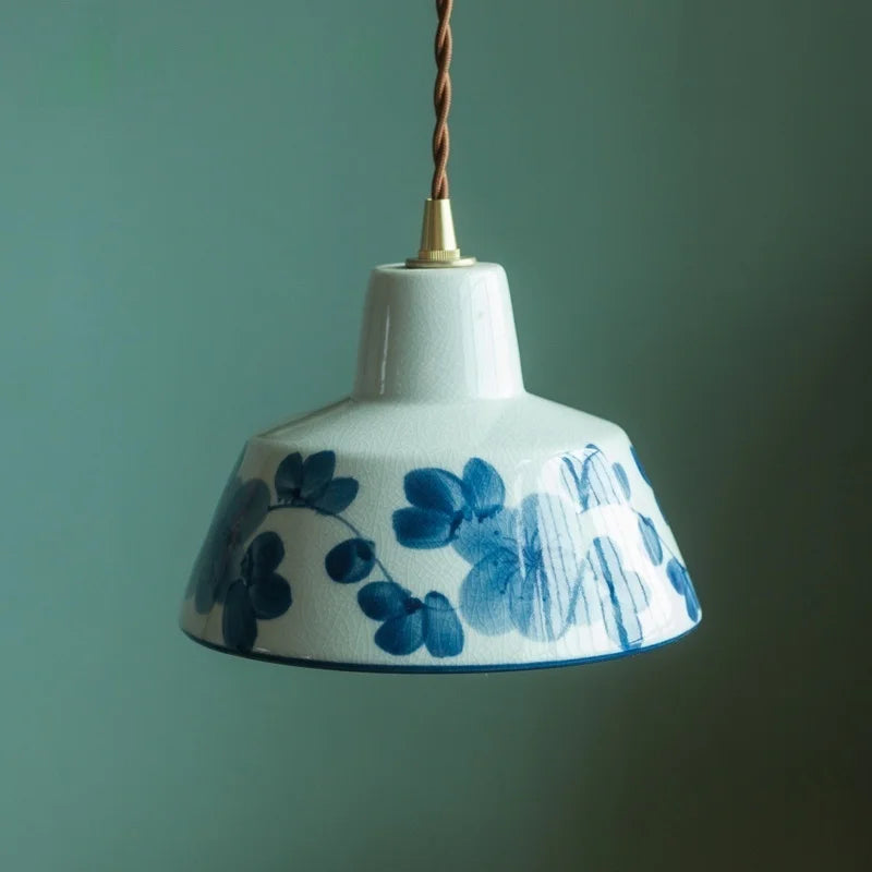 Kyoto Blue Ceramic Pendant